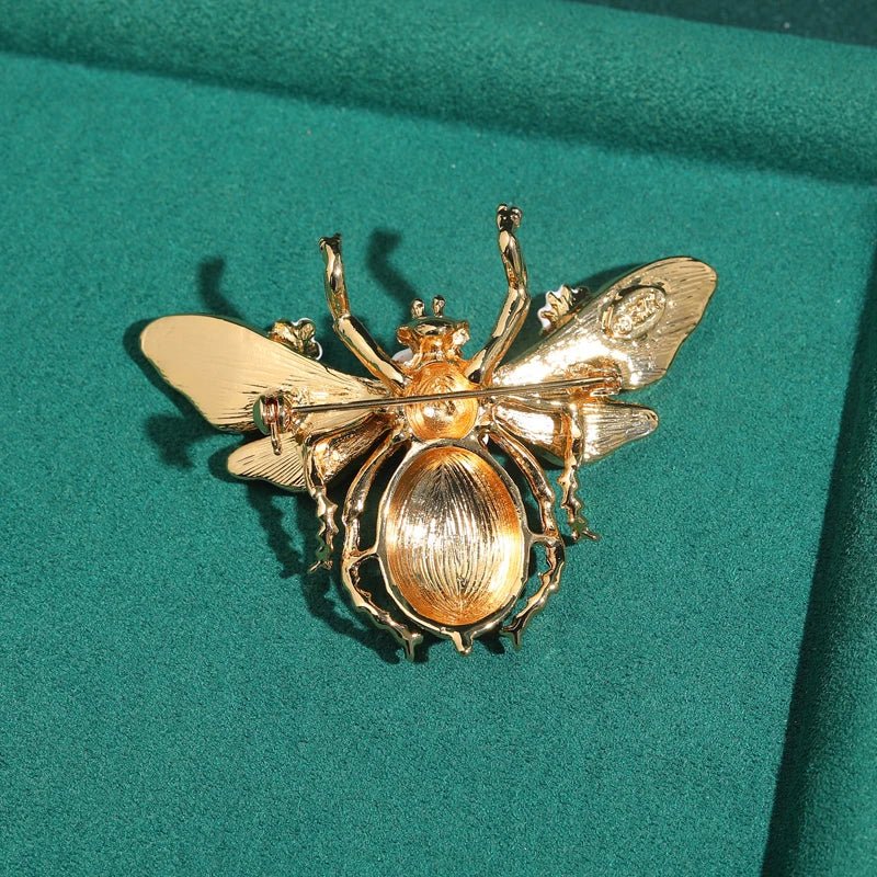 Rosegarden Bee Brooch
