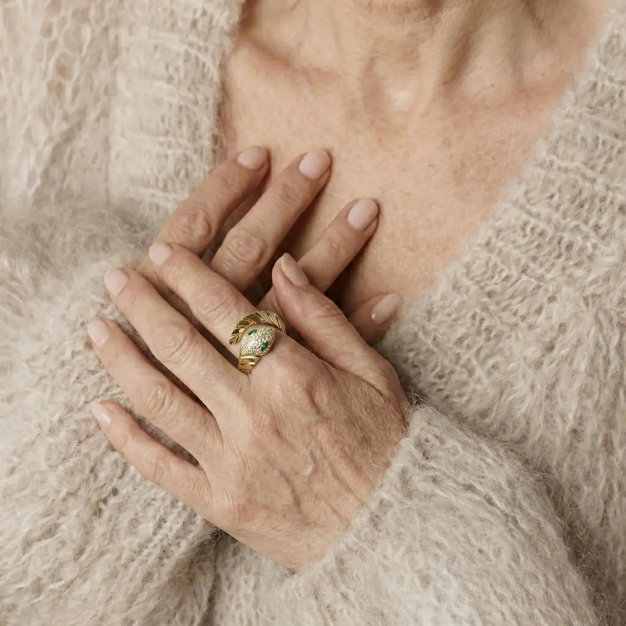Serpent Embrace Ring