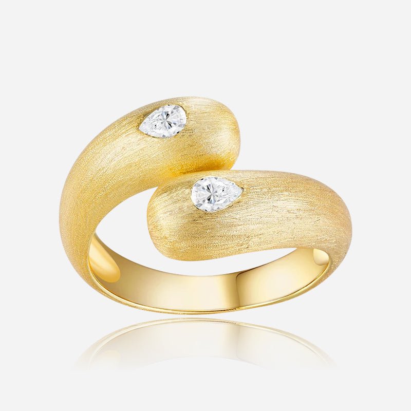 Twin Flame Zircon Ring