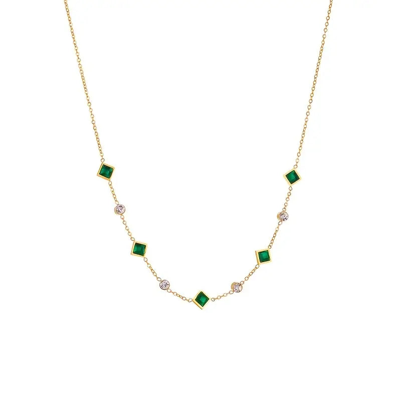 Amelisse Glenwyn Emerald Necklace