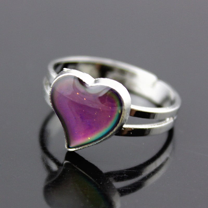 Heart Shaped Thermochromic Ring