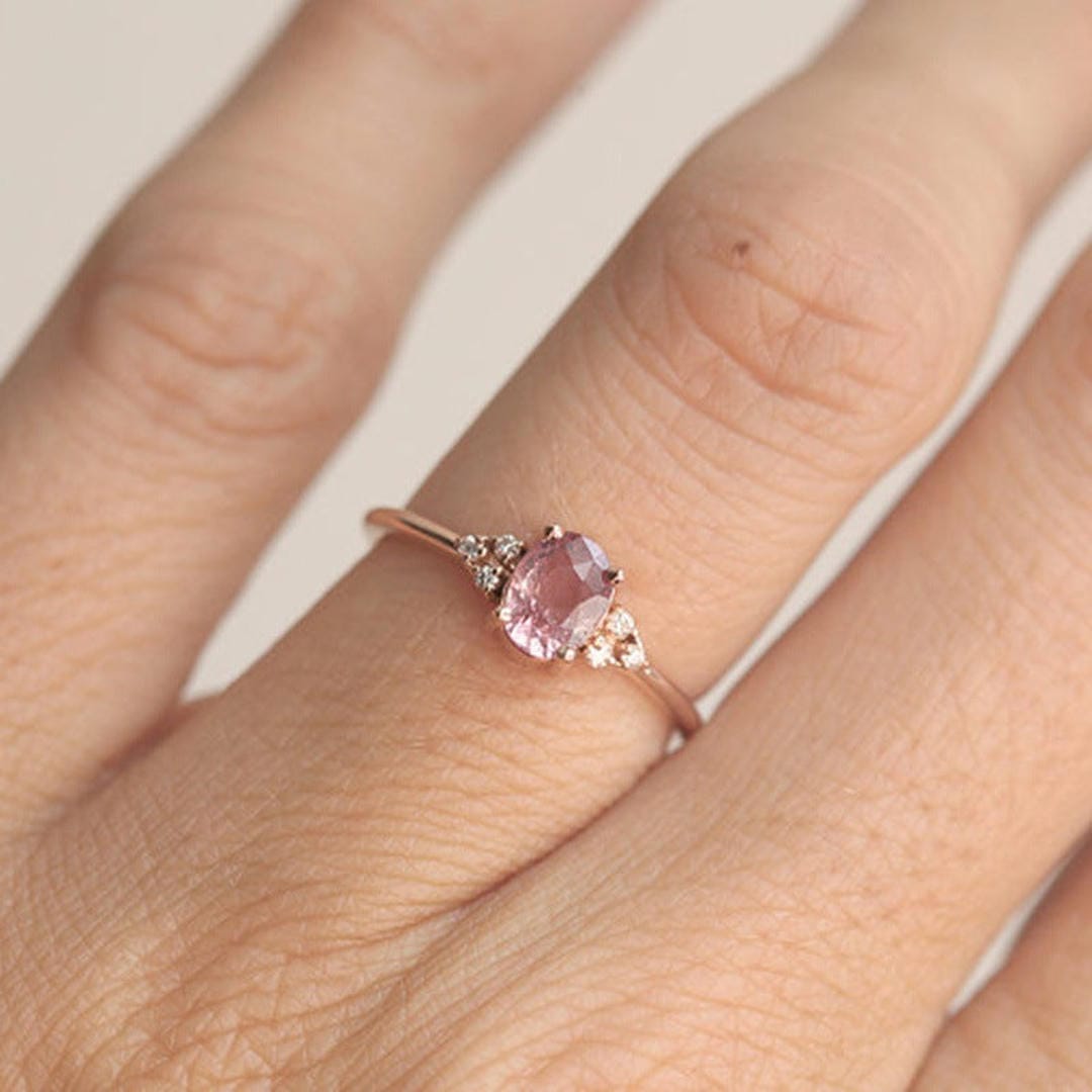 Blush Morganite Crystal Whisper Ring