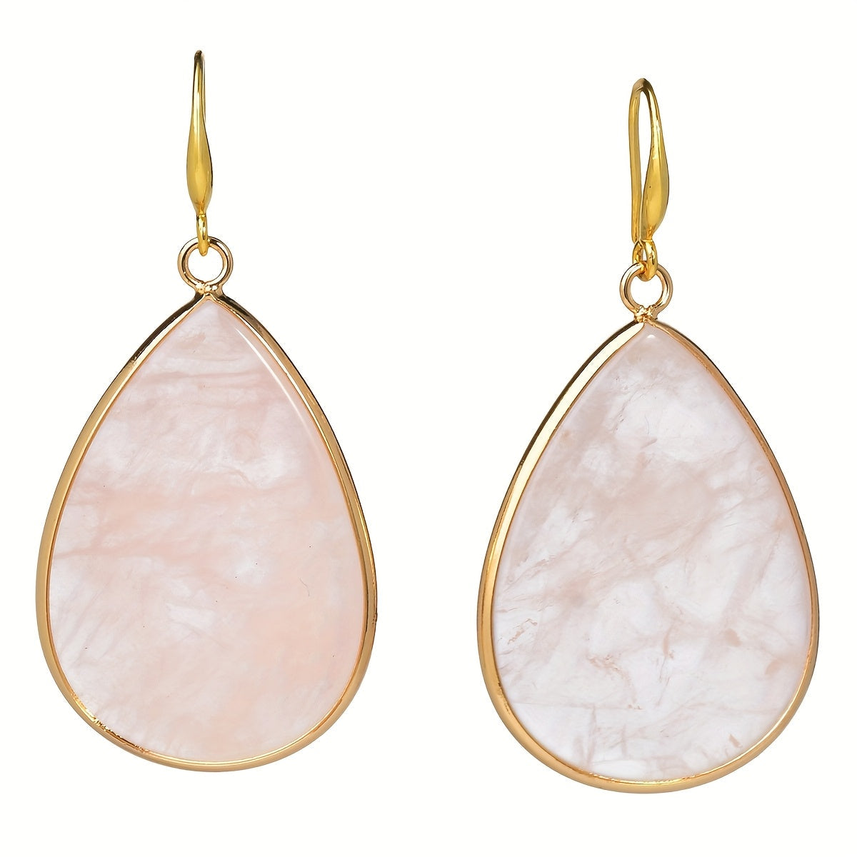 Polished Pear Shaped Dangle Earrings