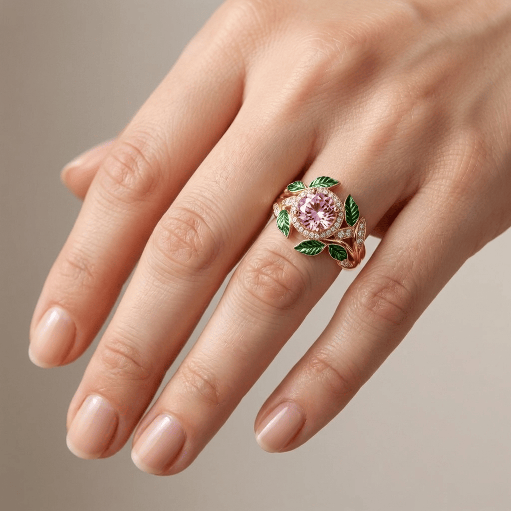 Golden Enchanted Bloom Ring