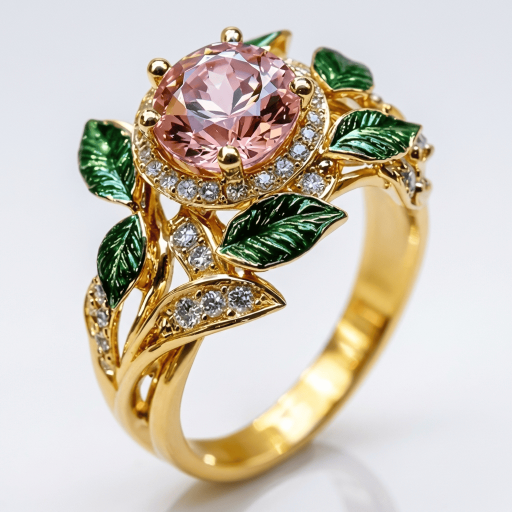 Golden Enchanted Bloom Ring