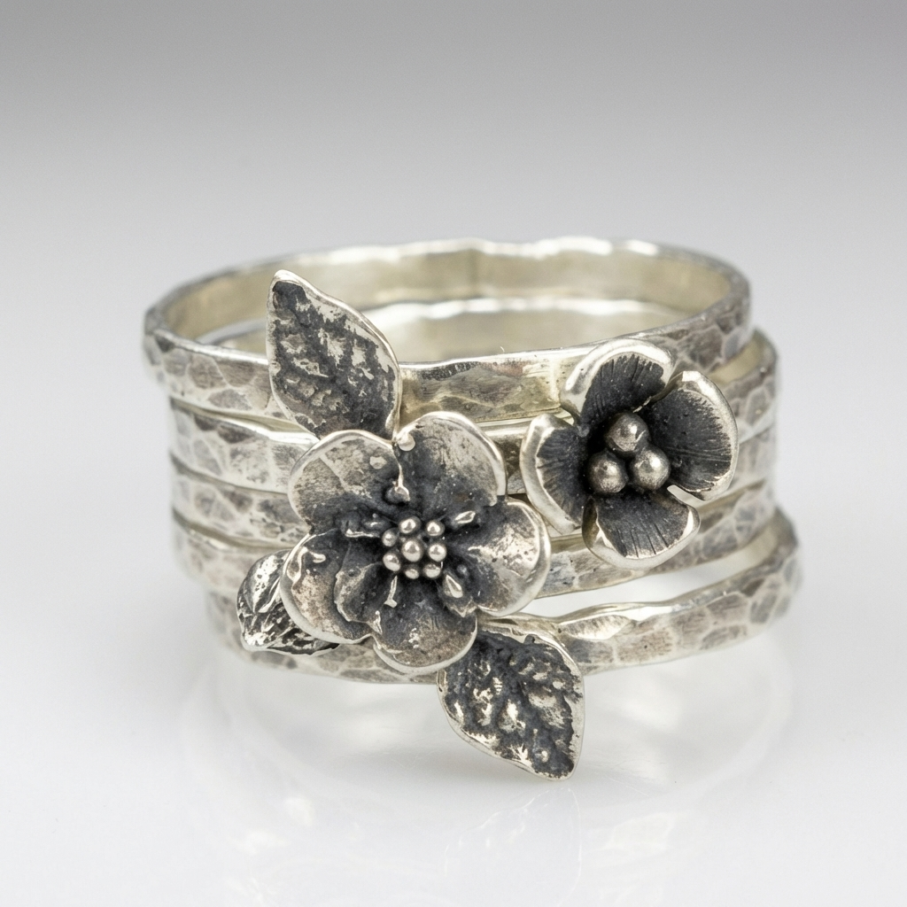 Vintage Garden Floral Ring