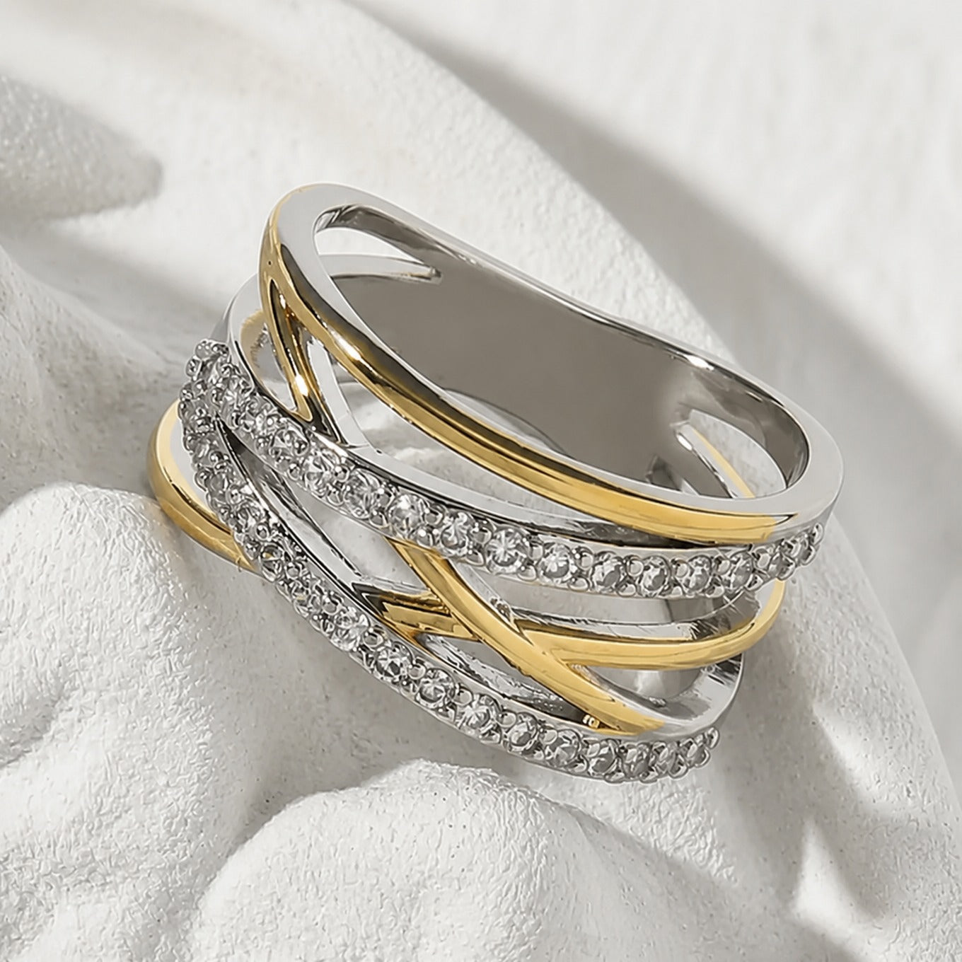 Regal Zirconia Statement Ring