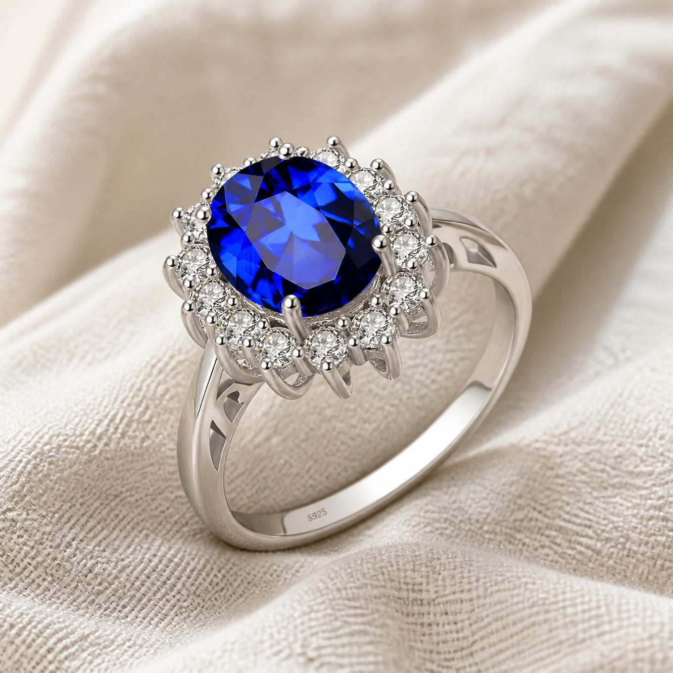 Sapphire Royalty Engagement Ring