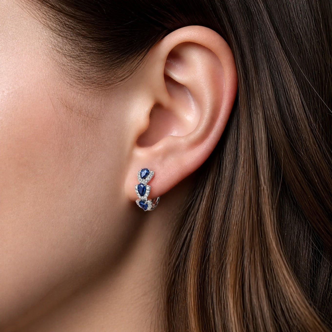 Opulent Sapphire Earrings