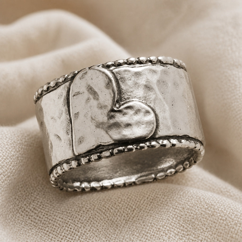 Bohemian Heart Promise Ring