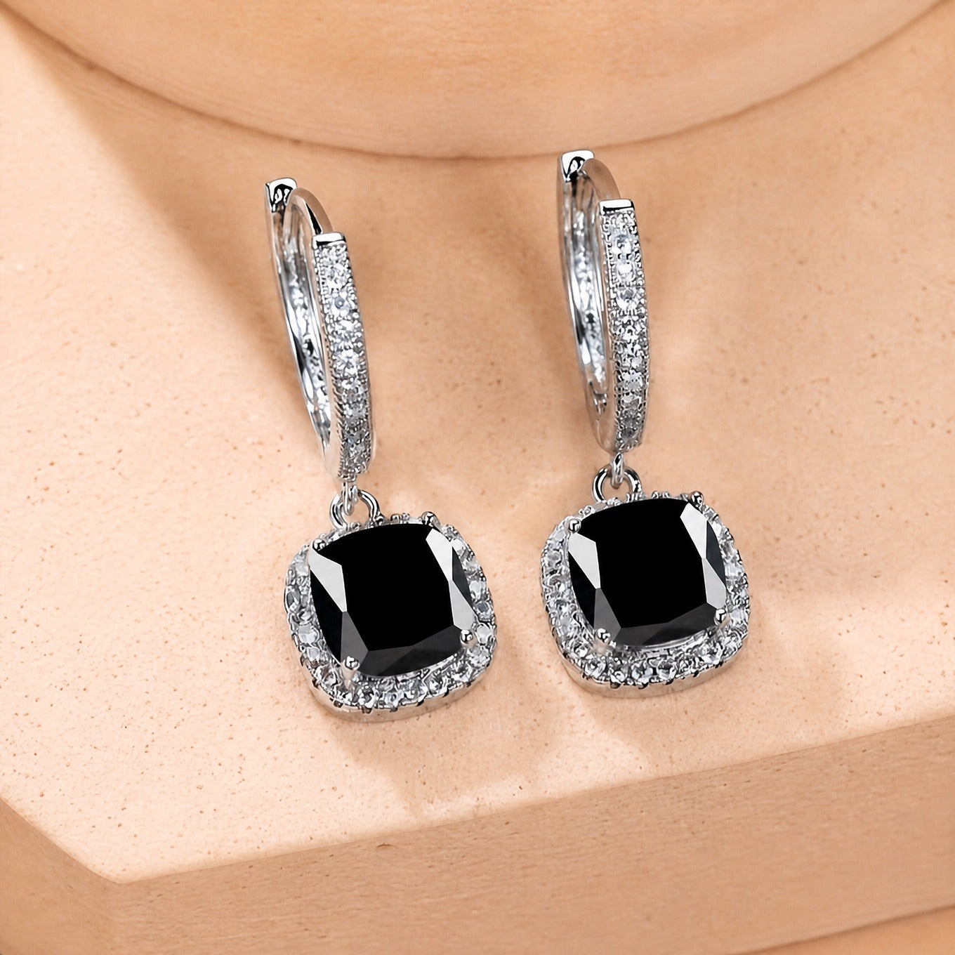 Noir Brilliance Earrings