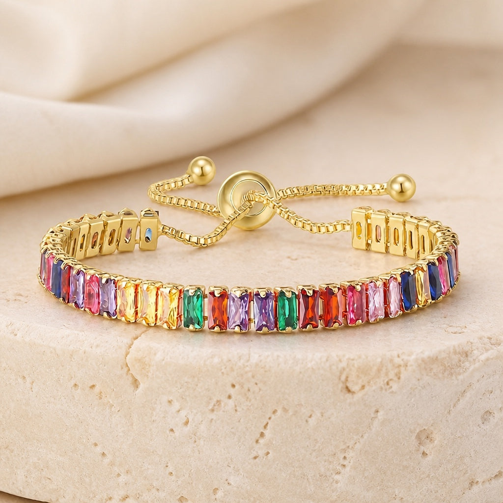 Refined Zirconia Tennis Bracelet