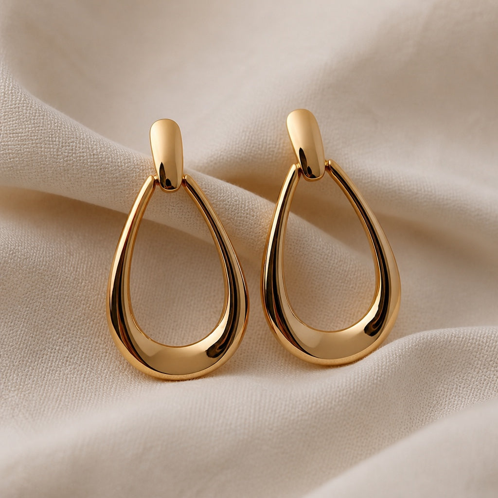 Vintage Geometric Dangle Earrings