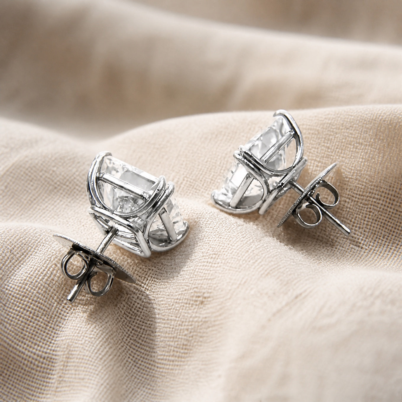 Radiant Crystal Minimalist Earrings