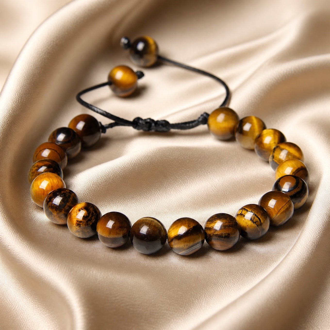 Minimalist Beaded Cord Bracelet