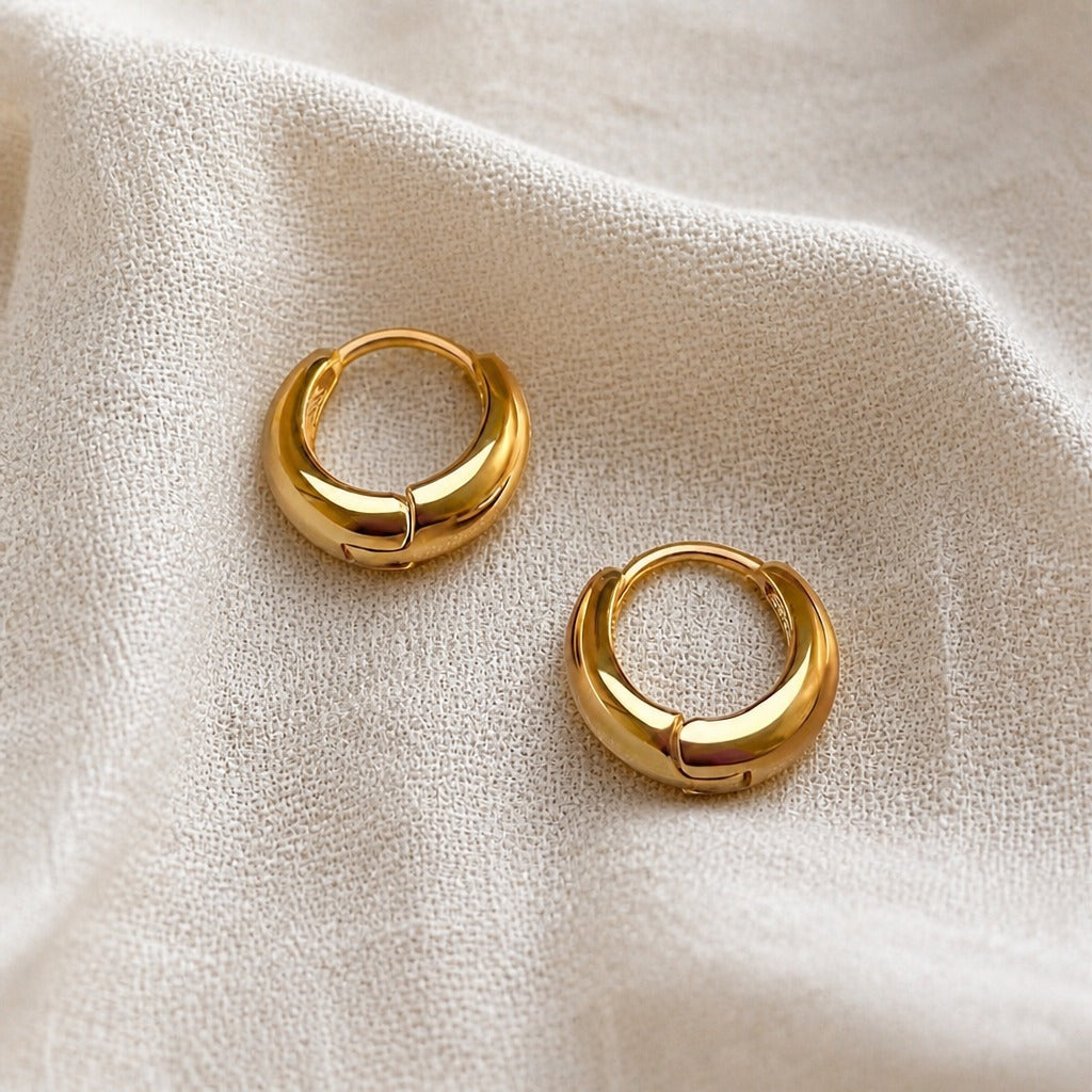 Aurelia Petite Gold Hoops