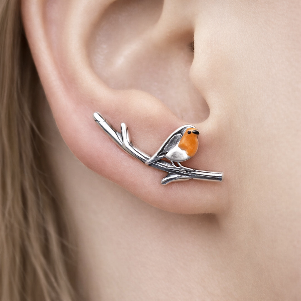 Cartoon Animal Bird Earrings