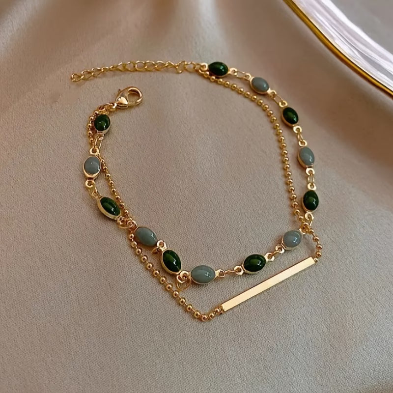 Layered Prestige Gold Bracelet
