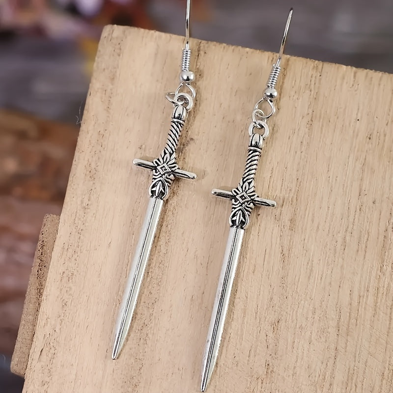 Bohemian Style Dangling Cross Earrings