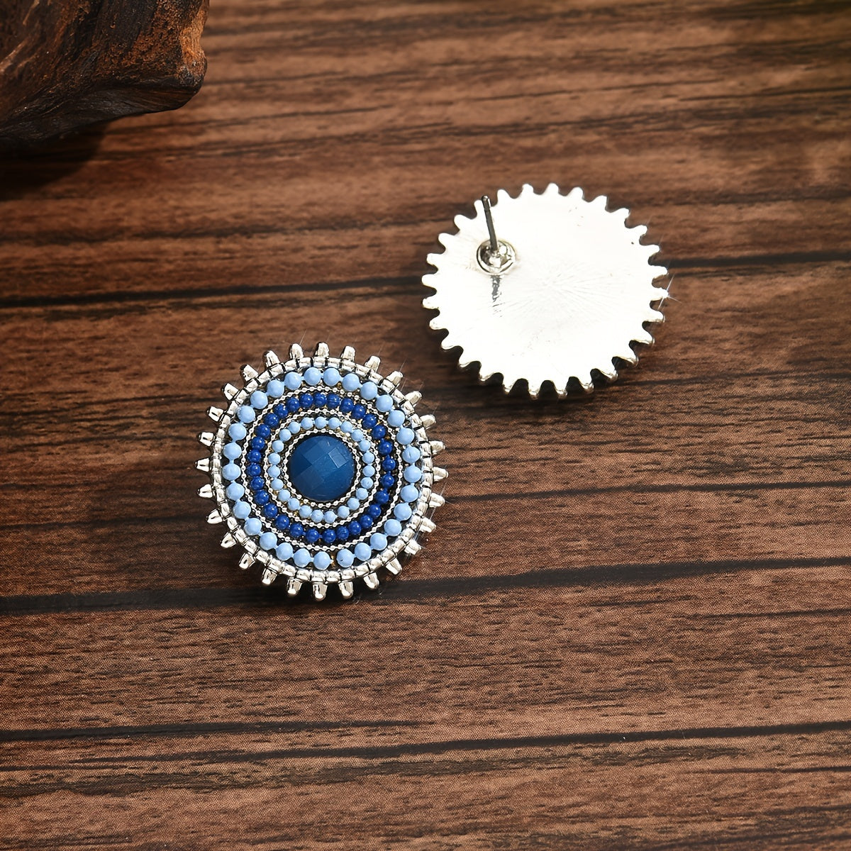 Bohemian Retro Donut Round Earrings