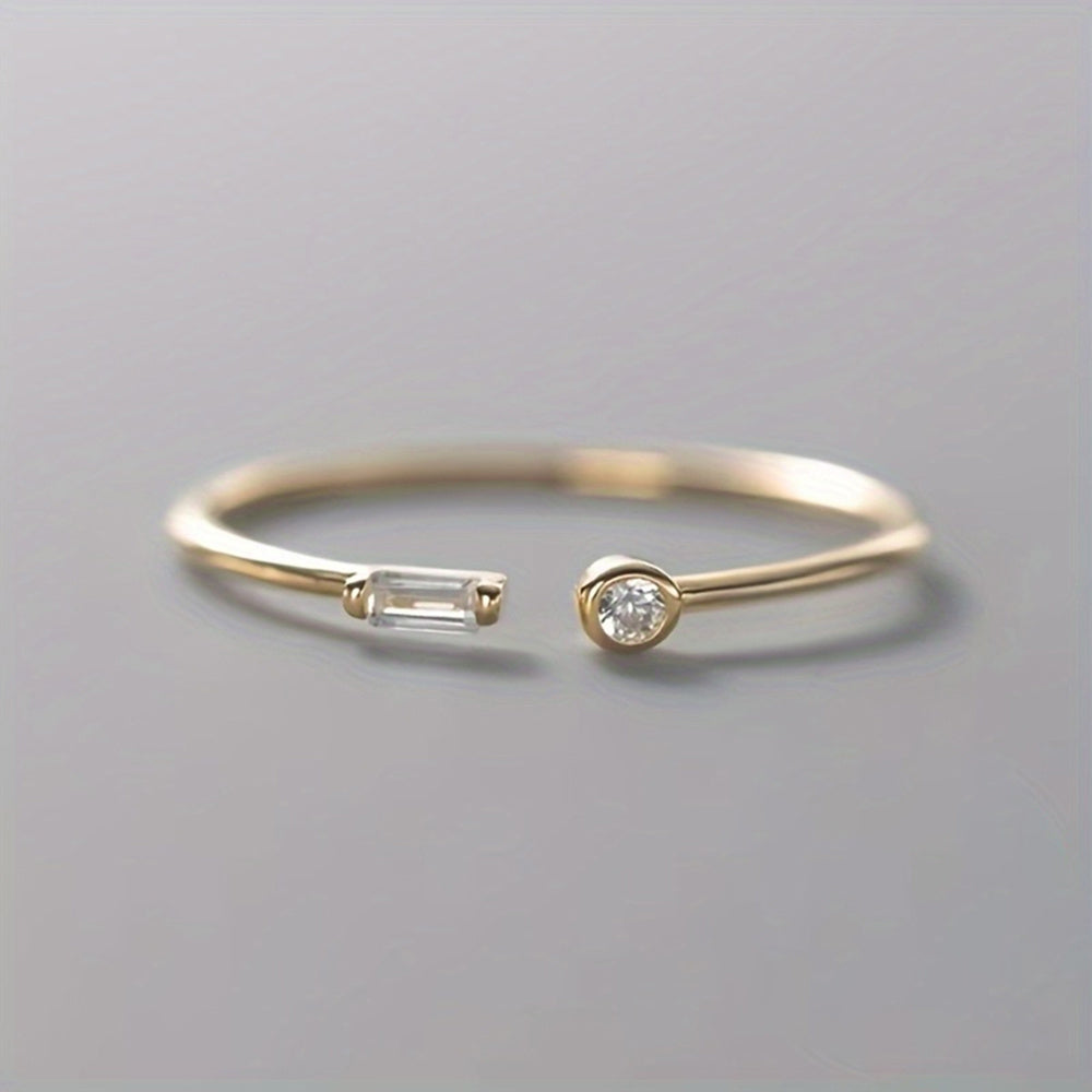 Minimalist Zirconia Band Ring