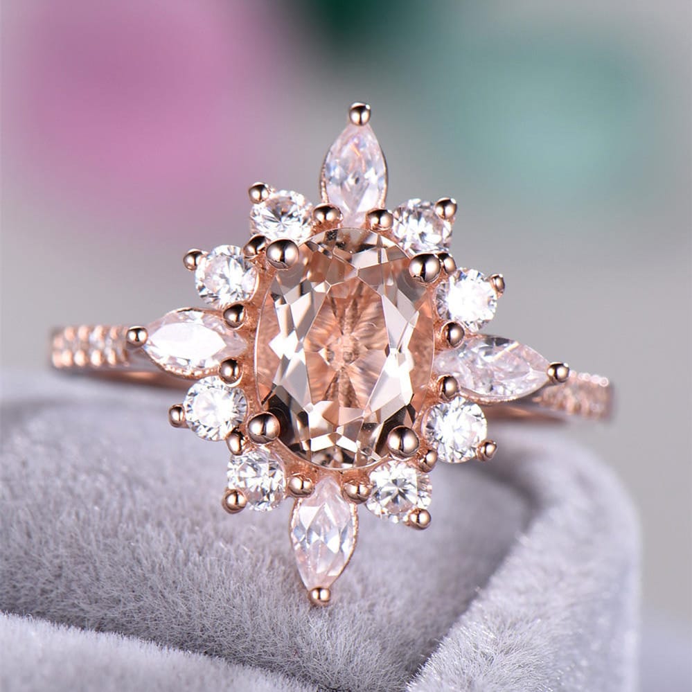 Luxury Cluster Crown Ring