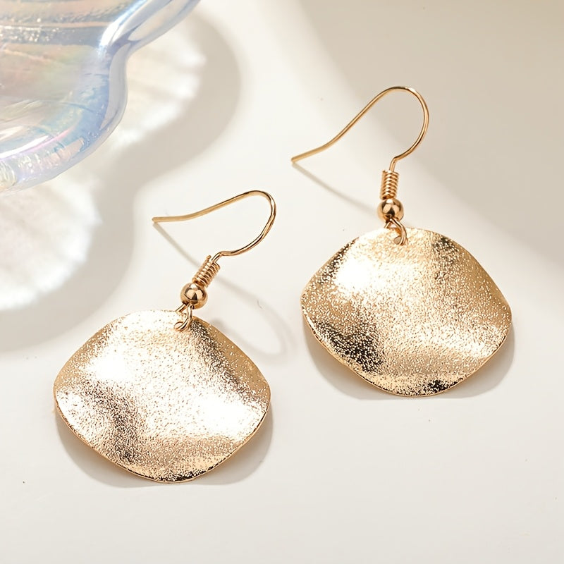 Simple Irregular Round Earrings