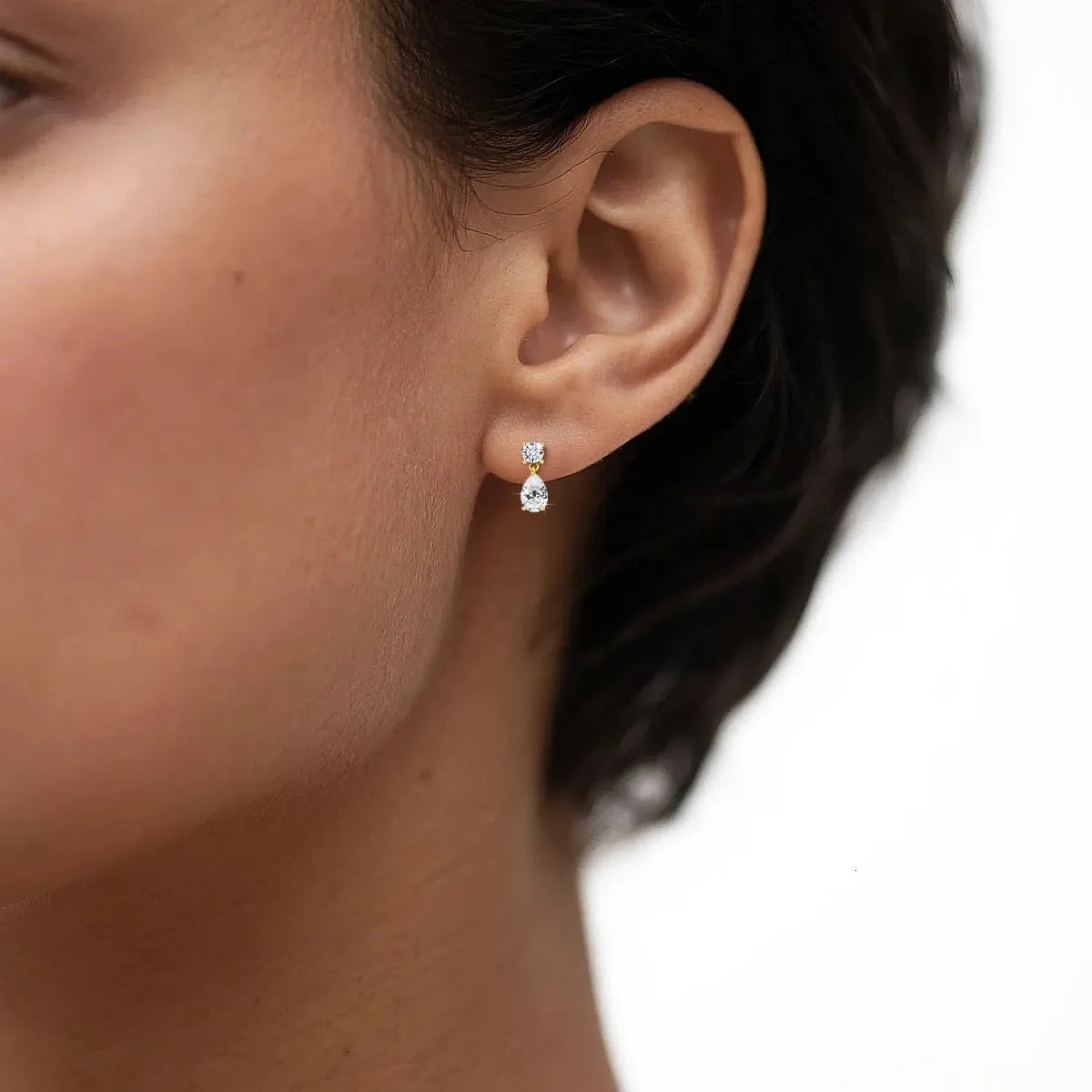 Waterdrop Moissanite Earrings