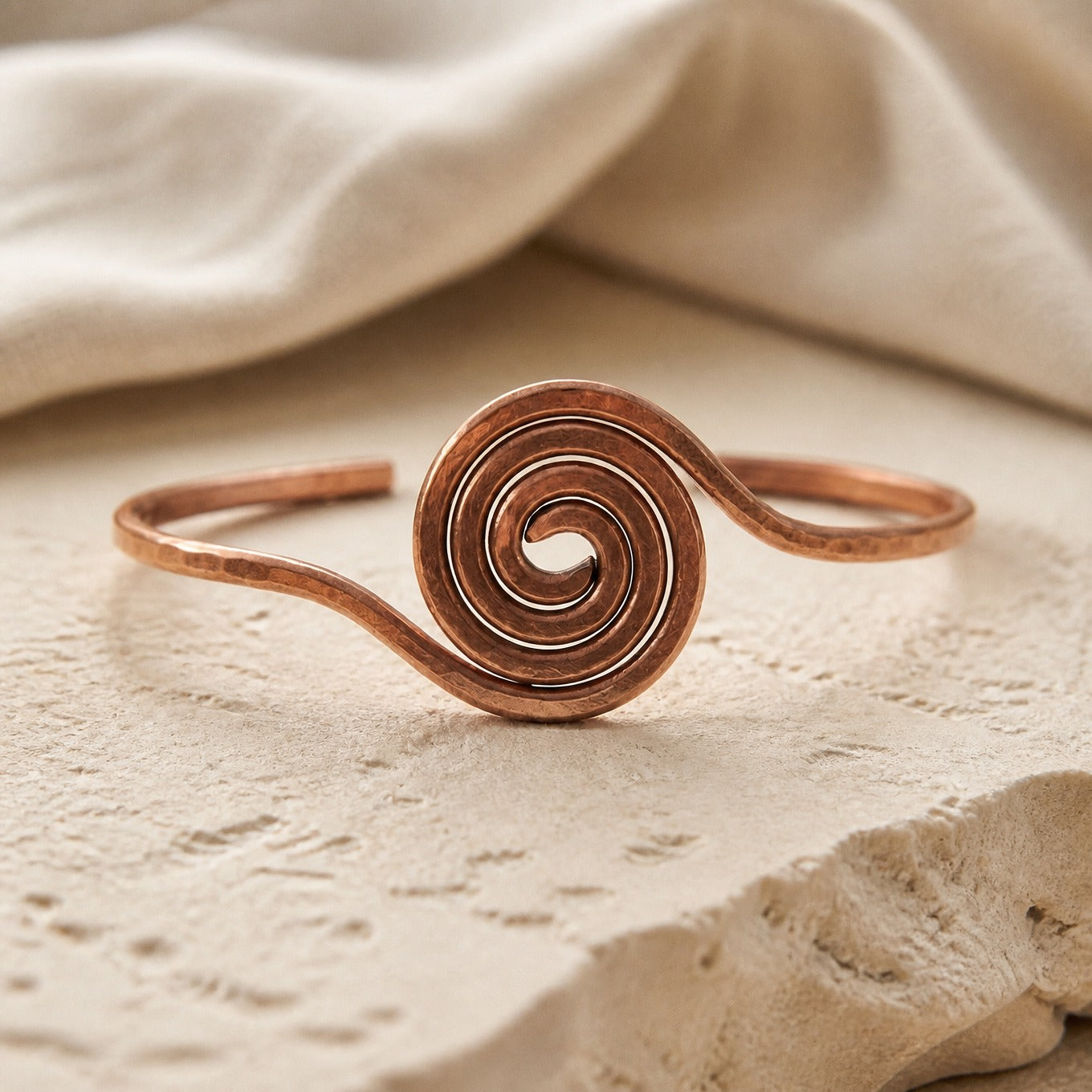 Coil Aura Copper Anklet