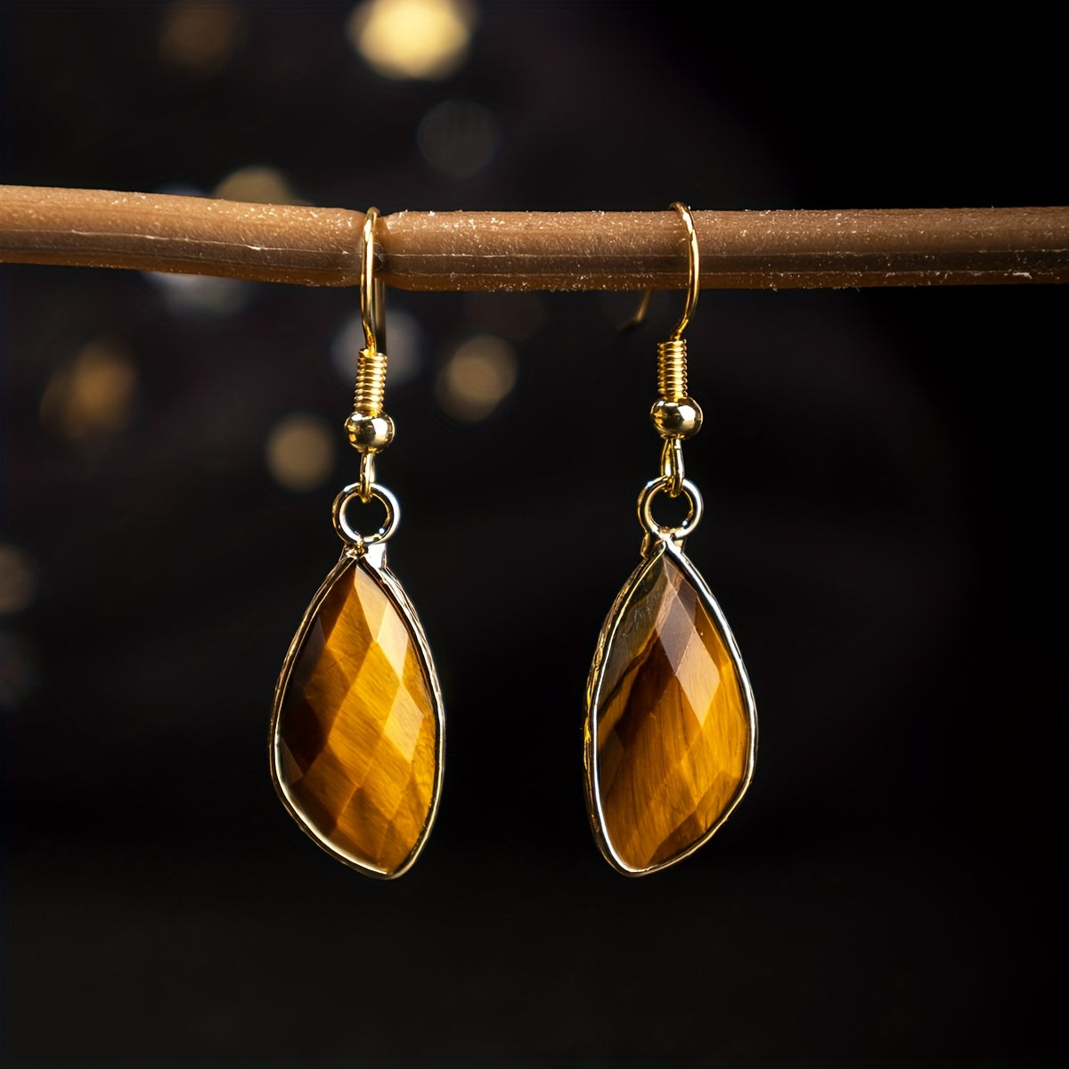 Majestic Horse Eye Cut Drop Earrings