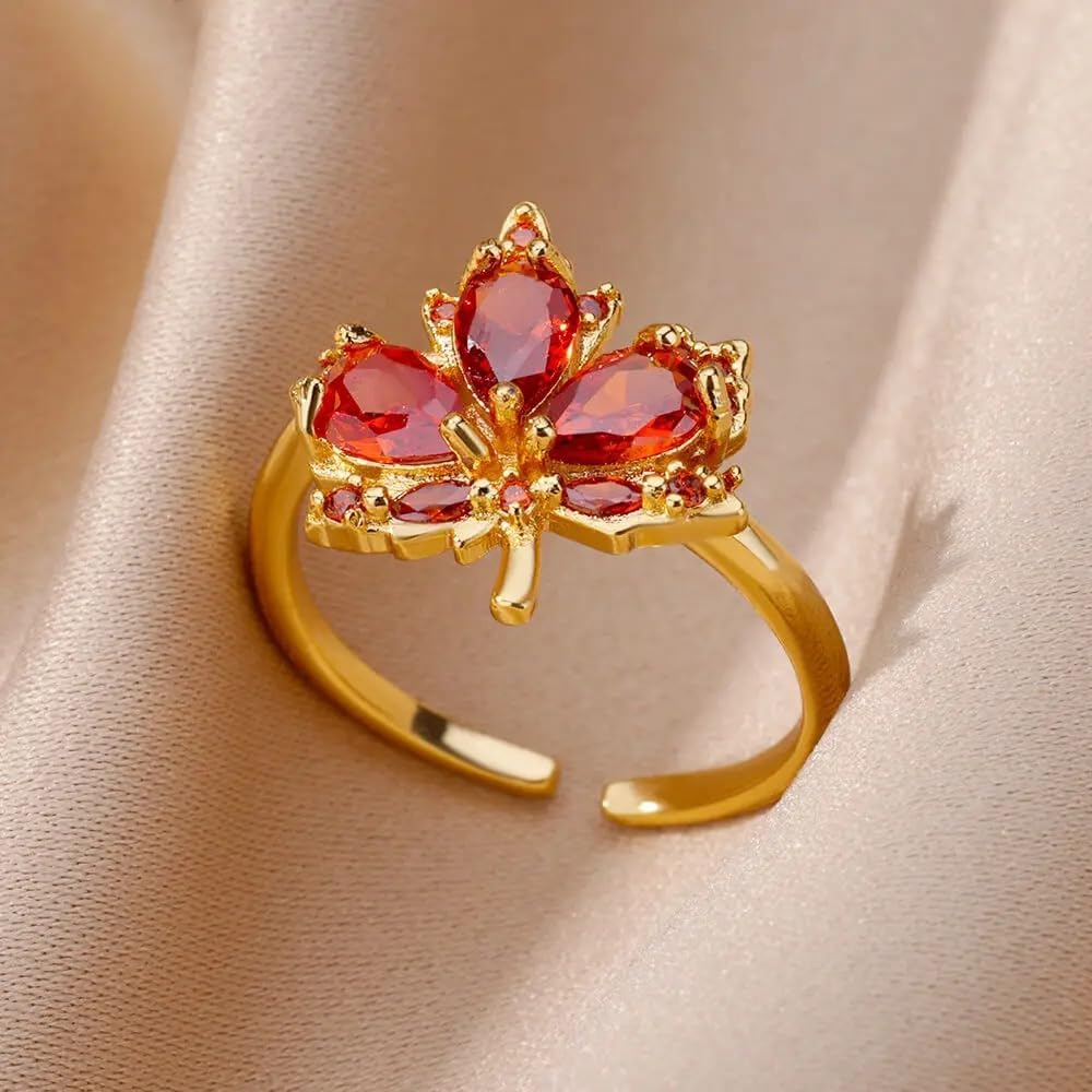 Imperial Crimson Maple Ring