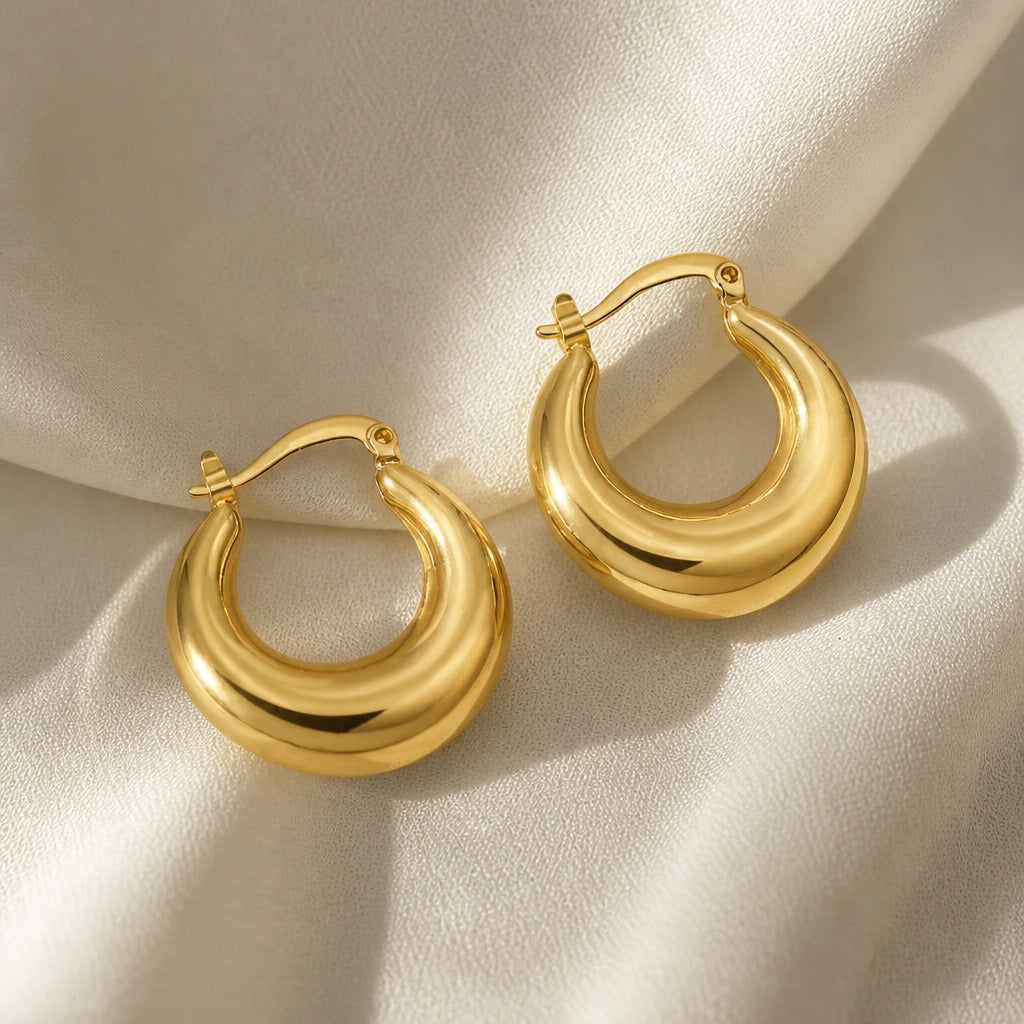 The Sculptural Circle Hoops