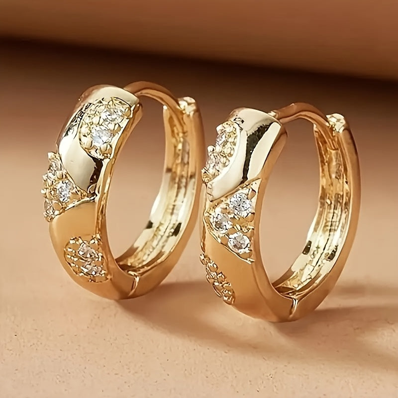 Fashionable Bohemian Golden Earrings
