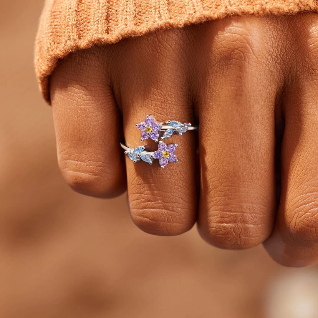 Purple Blue Grace Ring