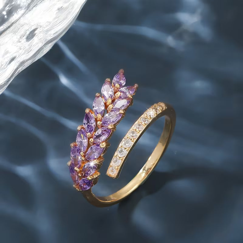 Wheat Bloom Statement Ring