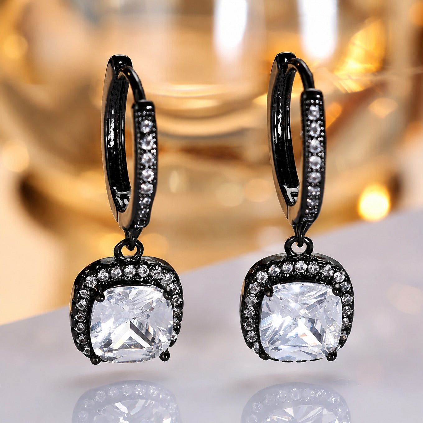 Noir Statement Earrings
