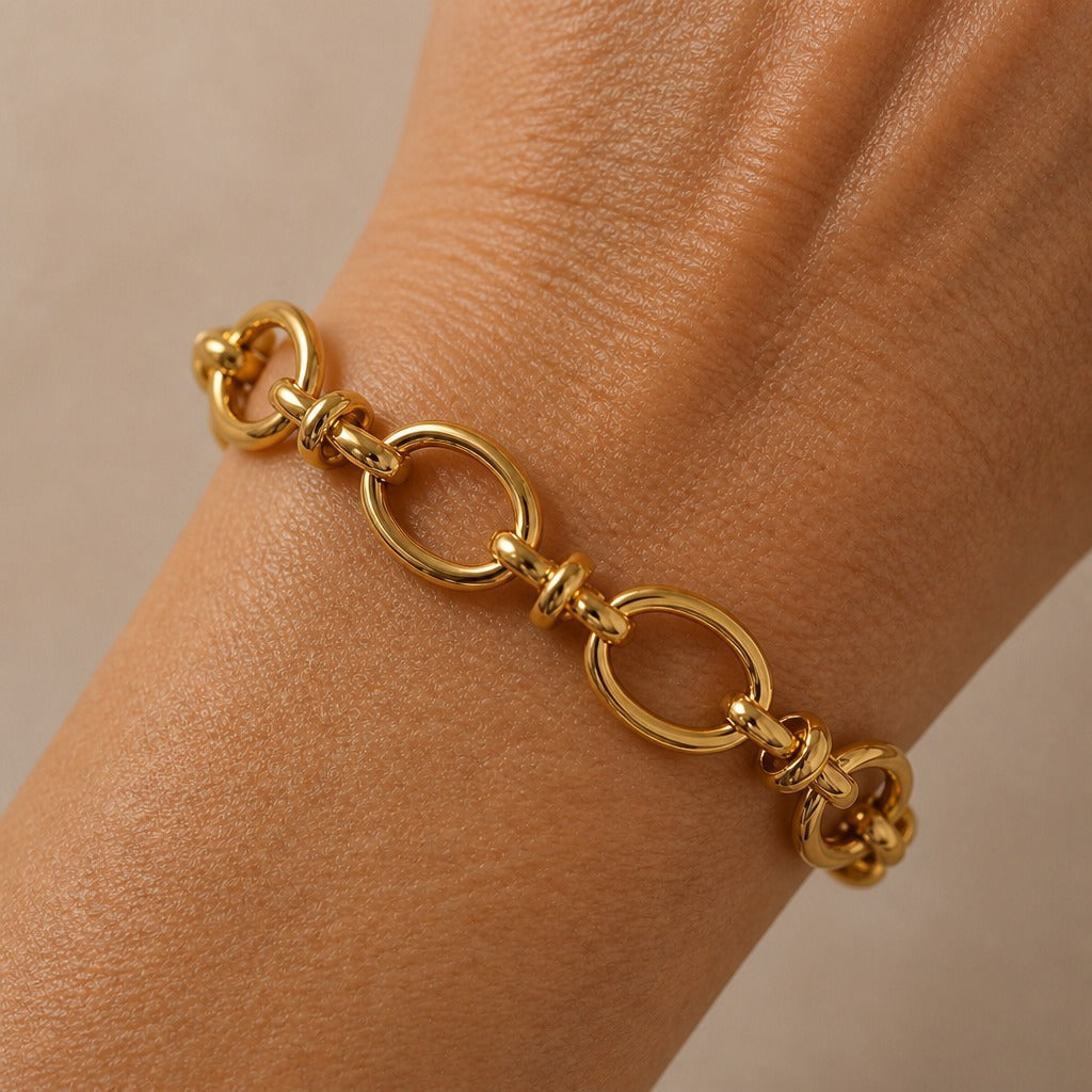 Imperial Gold Link Bracelet
