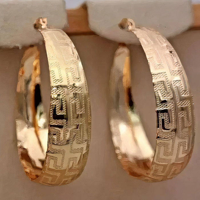 Heirloom Gold Statement Earrings
