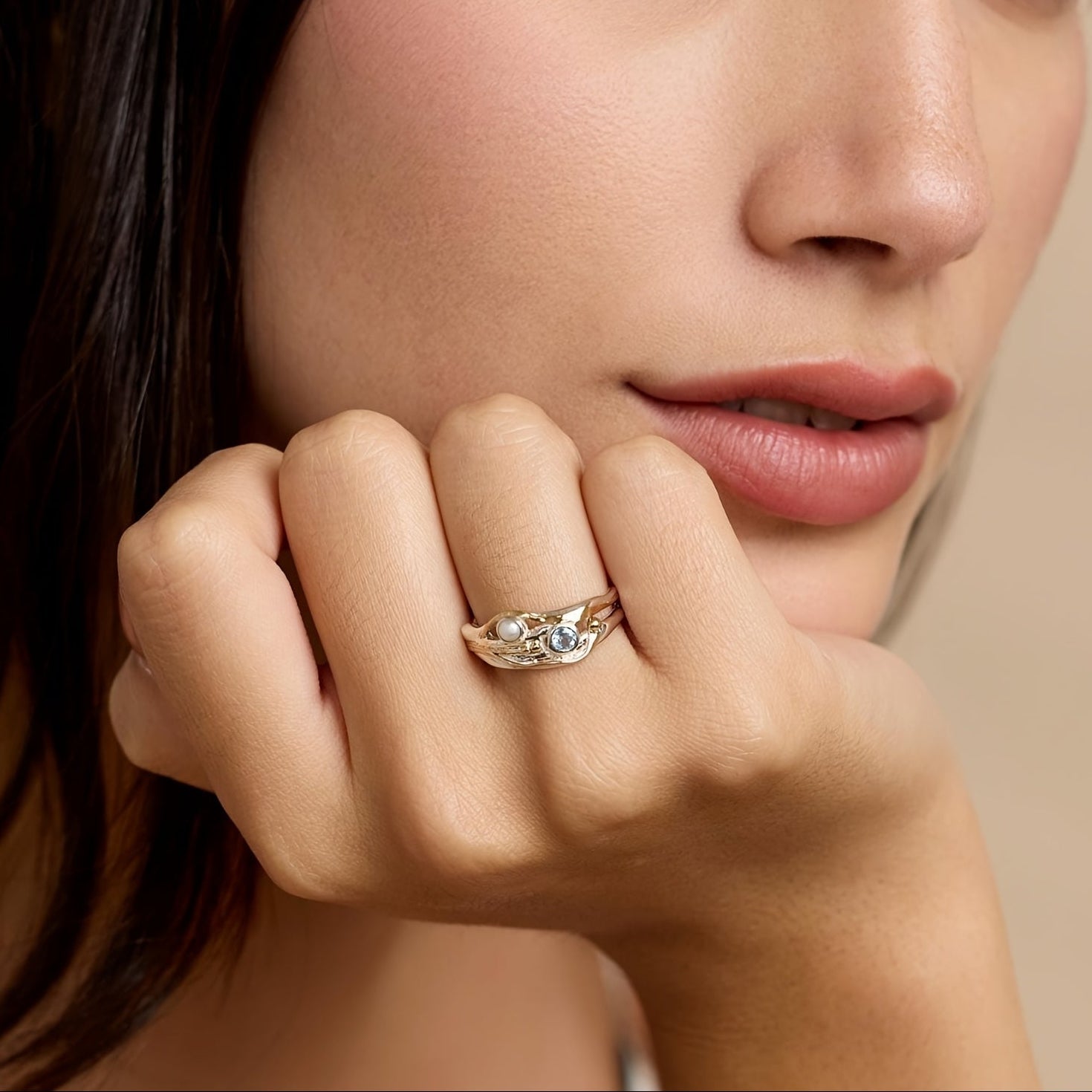 Minimalist Luxe Zirconia Ring