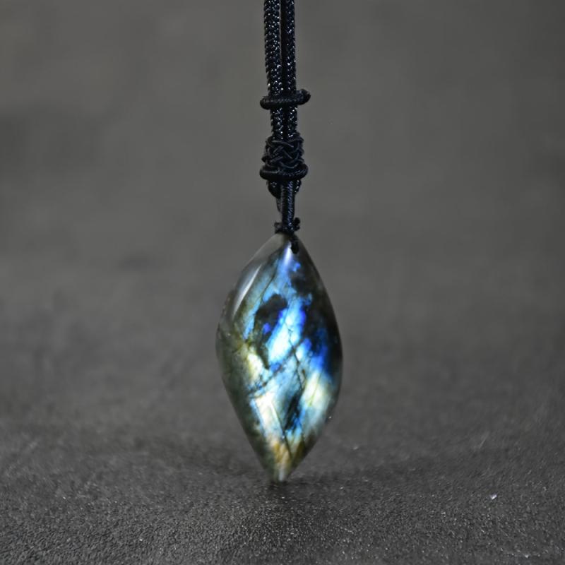 Mystical Blue Flash Labradorite Necklace