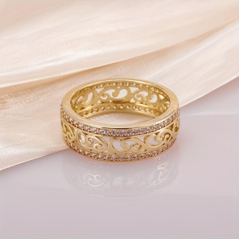 Minimalist Hollow Gold Ring