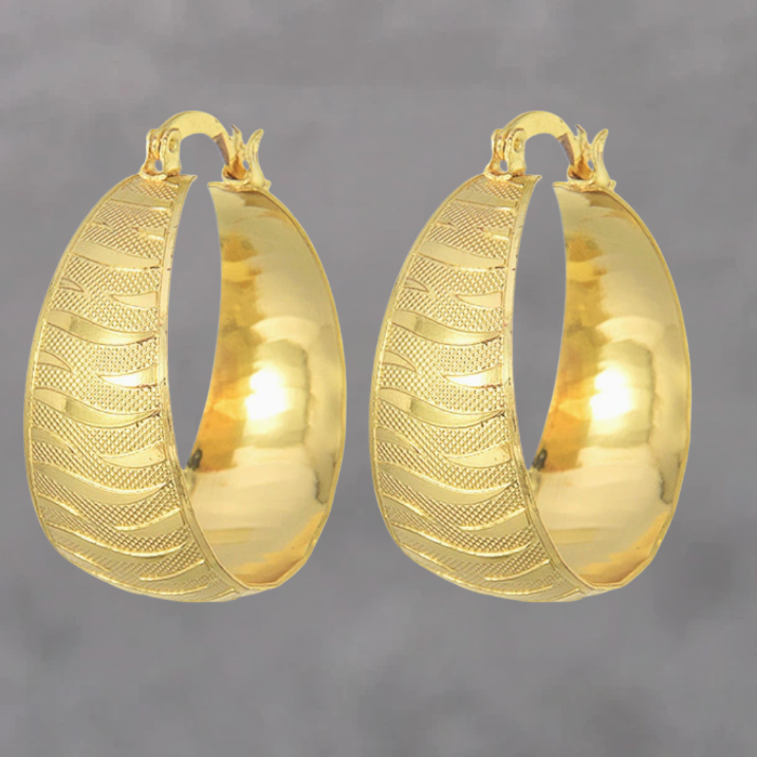 Luxury Refined Gold Earrings