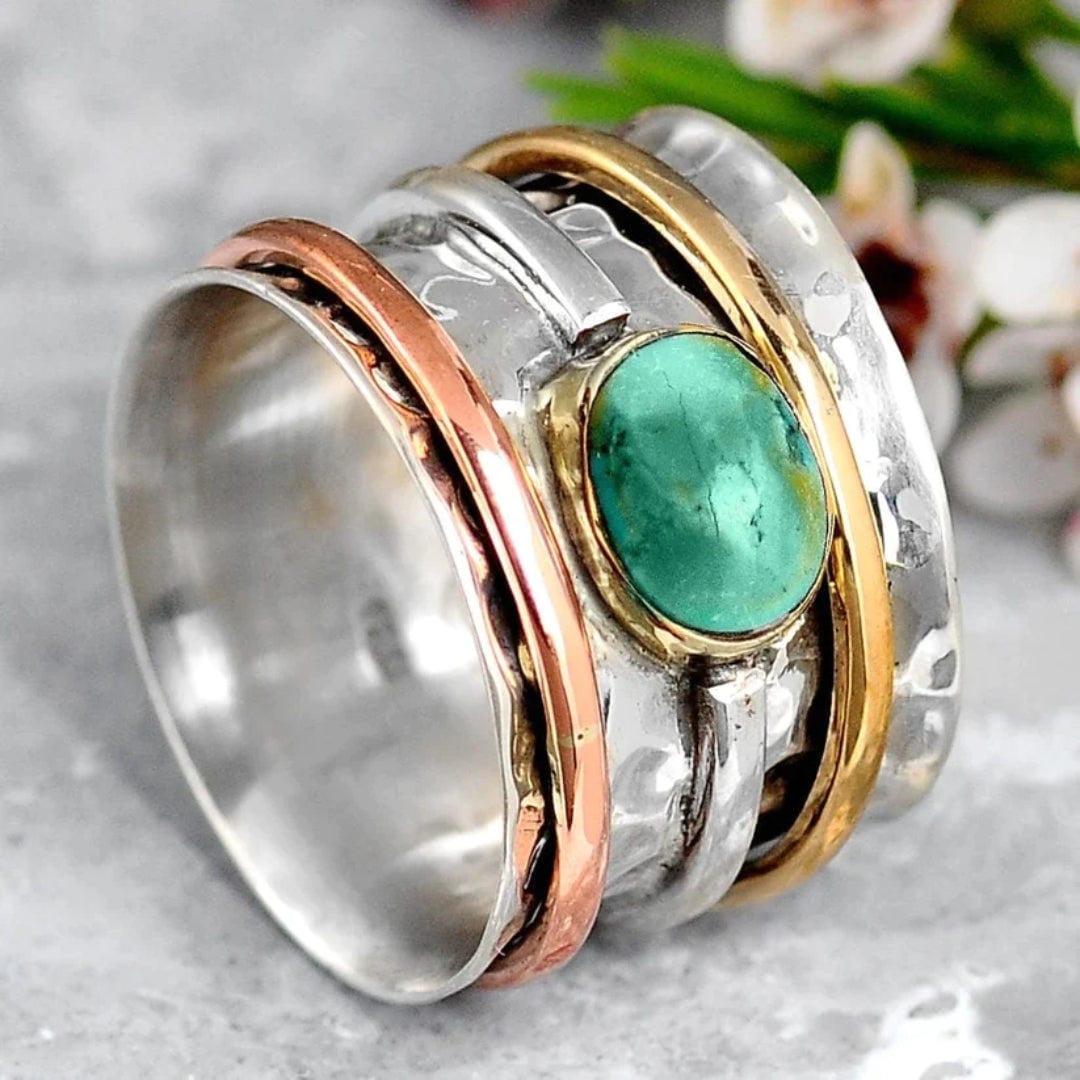 Elegant Vintage Turquoise Ring