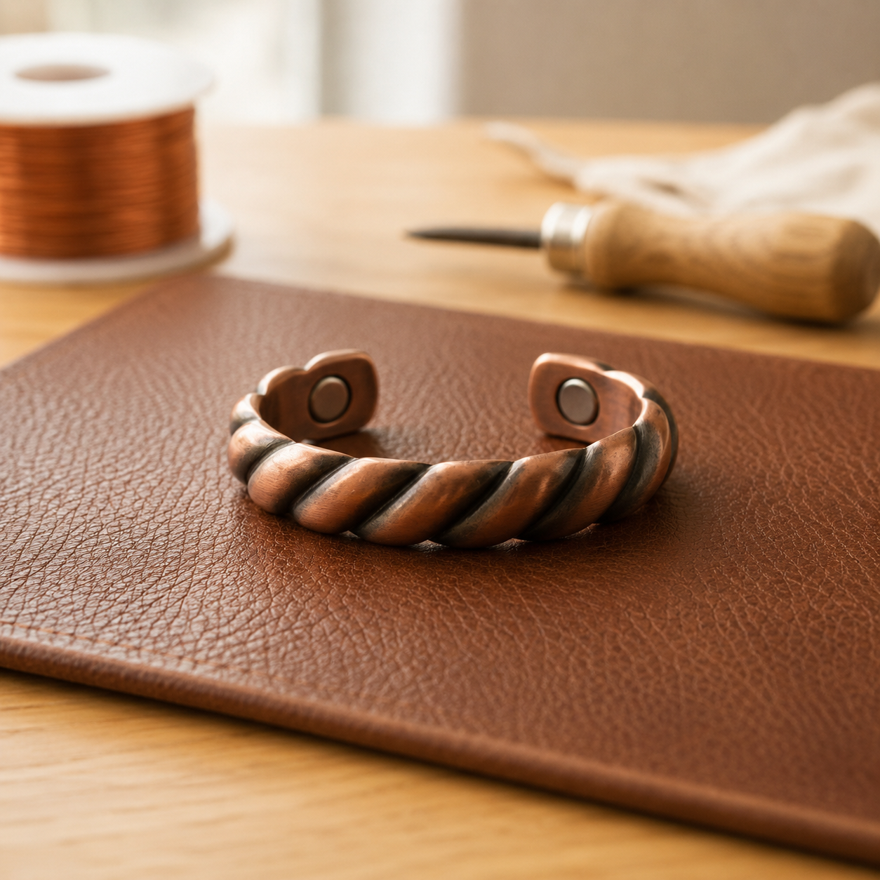 Barley Copper Ring