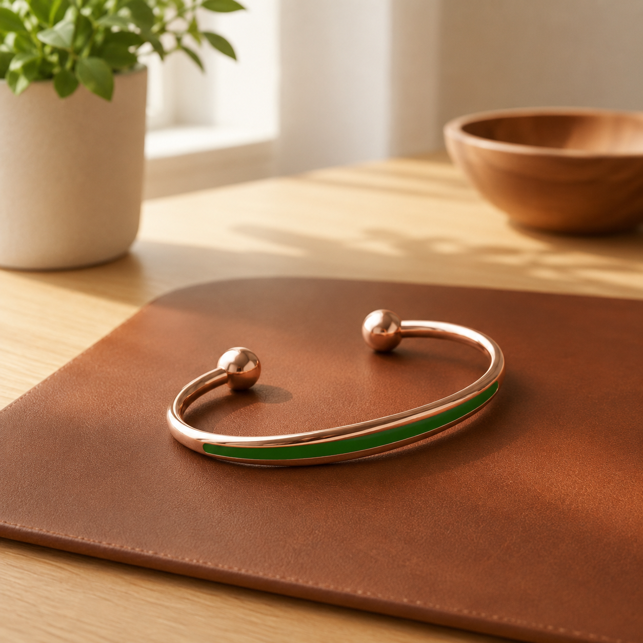 Globe Copper Bracelet