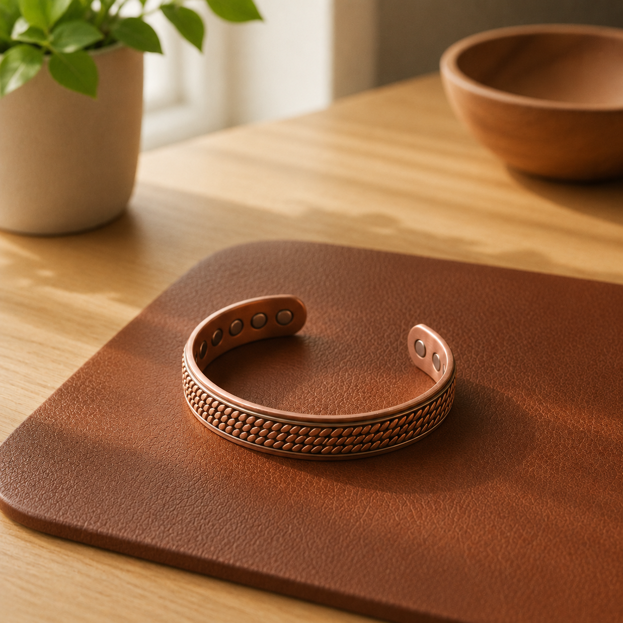 Lattice Copper Bracelet