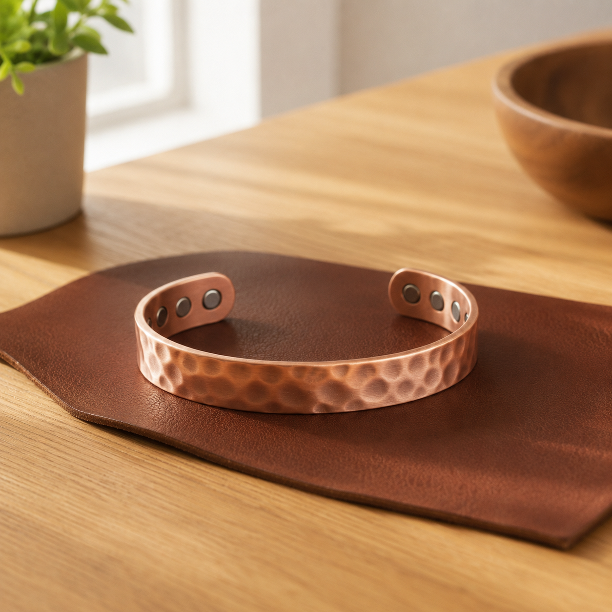 Dimple Copper Bracelet