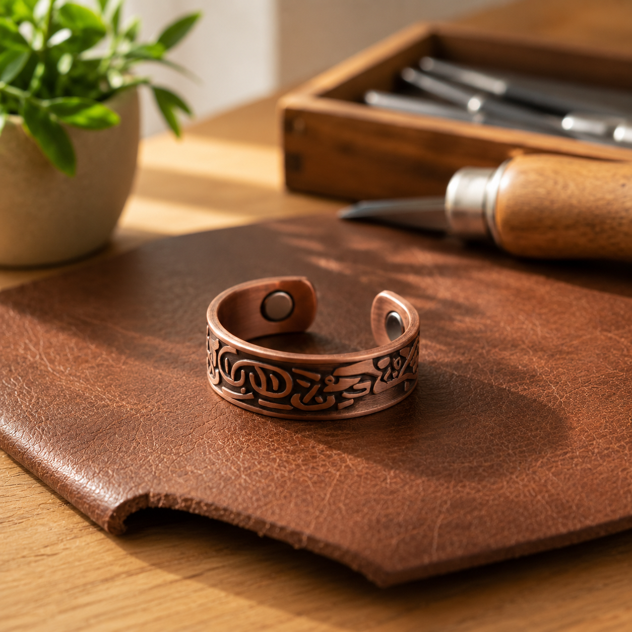 Nub Copper Ring