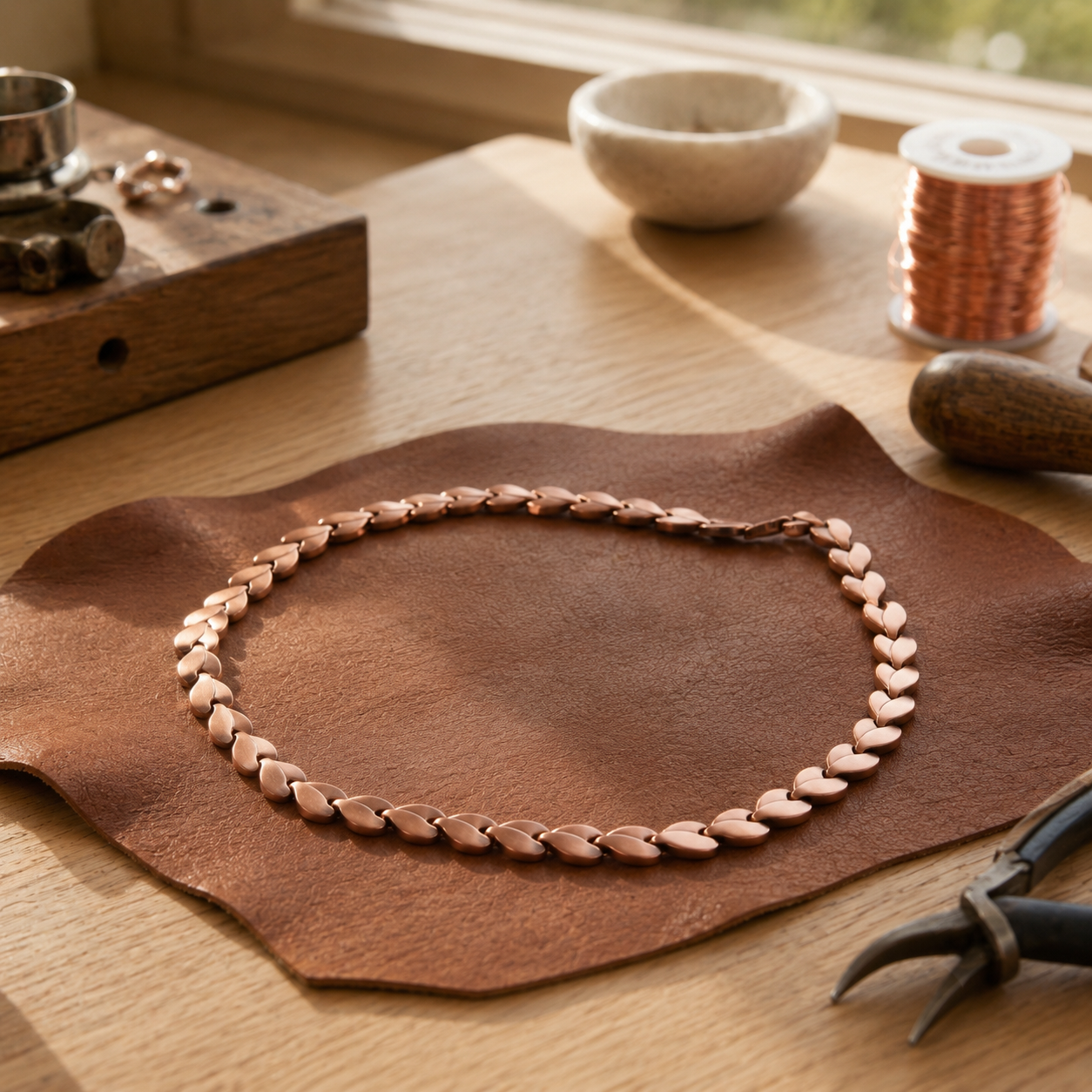Bramble Copper Necklace