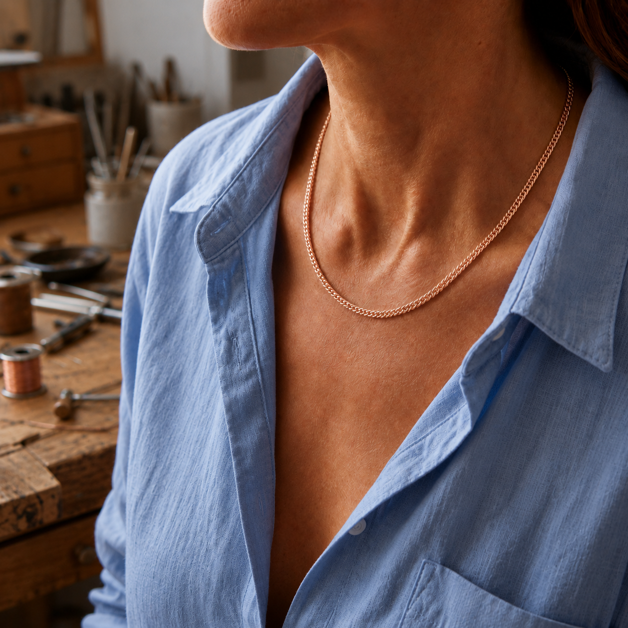 Chain Copper Necklace